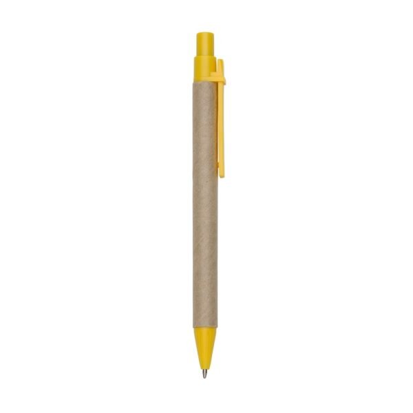 Caneta Ecologica Papelao AMARELO 3623 1486985345