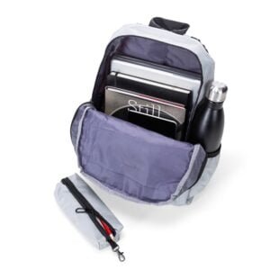 Mochila de Nylon com Estojo CINZA 8301d1 1536080462