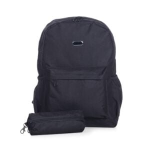 Mochila de Nylon com Estojo PRETO 8300d1 1536080463