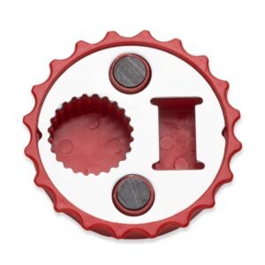 Abridor de Garrafa com Ima VERMELHO 2270 1543442234