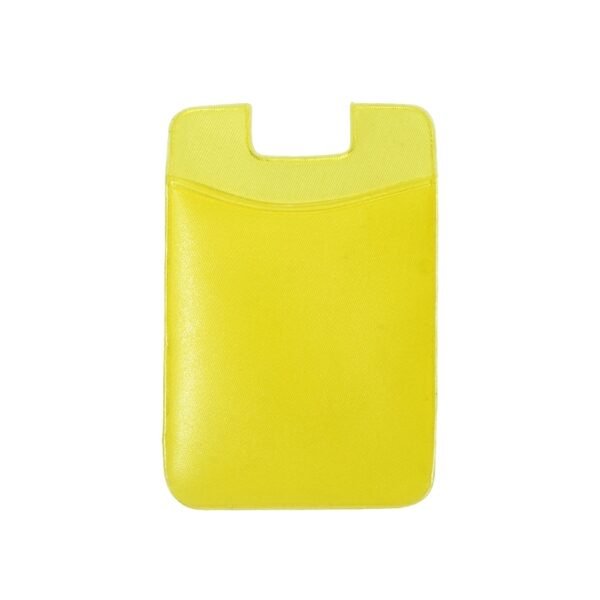 Adesivo Porta Cartao de PVC para Celular AMARELO 7853 1531400768