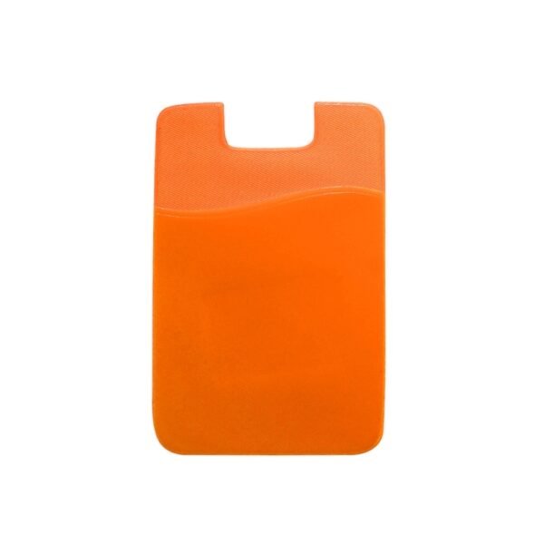 Adesivo Porta Cartao de PVC para Celular LARANJA 8041 1533144620