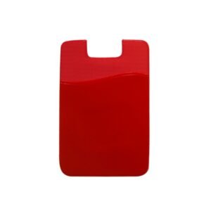 Adesivo Porta Cartao de PVC para Celular VERMELHO 7857 1531404543
