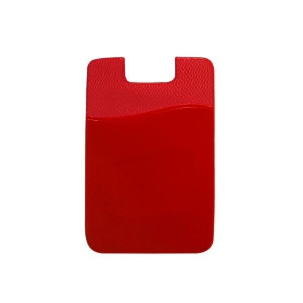 Adesivo Porta Cartao de PVC para Celular VERMELHO 7857 1531404543