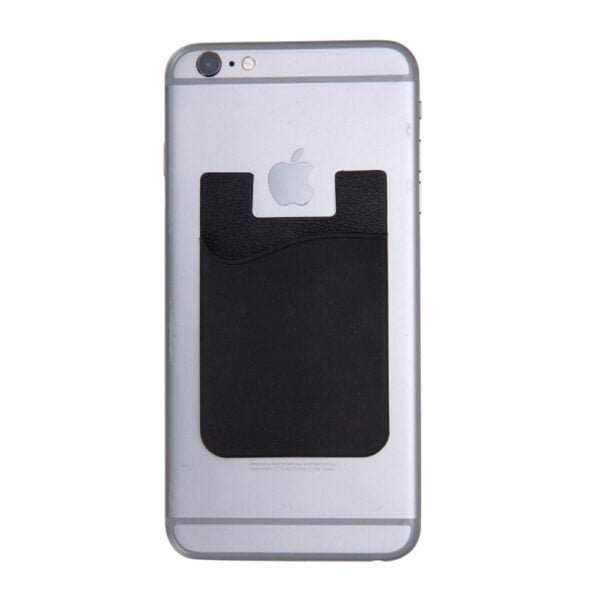 Adesivo Porta Cartao de Silicone para Celular PRETO 7808d2 1530363165