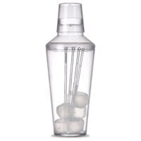 Coqueteleira Acrilica com Gelo Ecologico e Misturadores